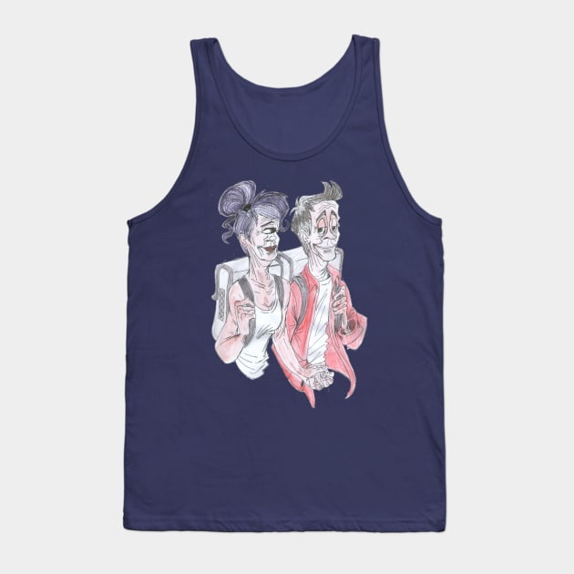 Meanwhile Tank Top by giuliadrawsstuff